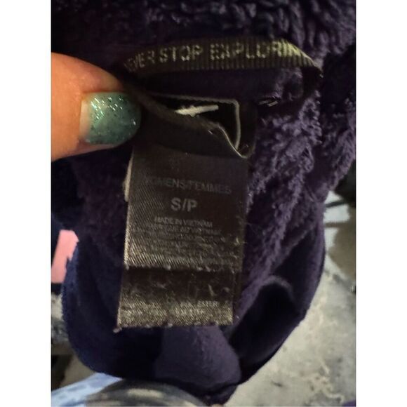 Tnf- north face royal bright blue osito fleece Jacket/coat small - Picture 7 of 8